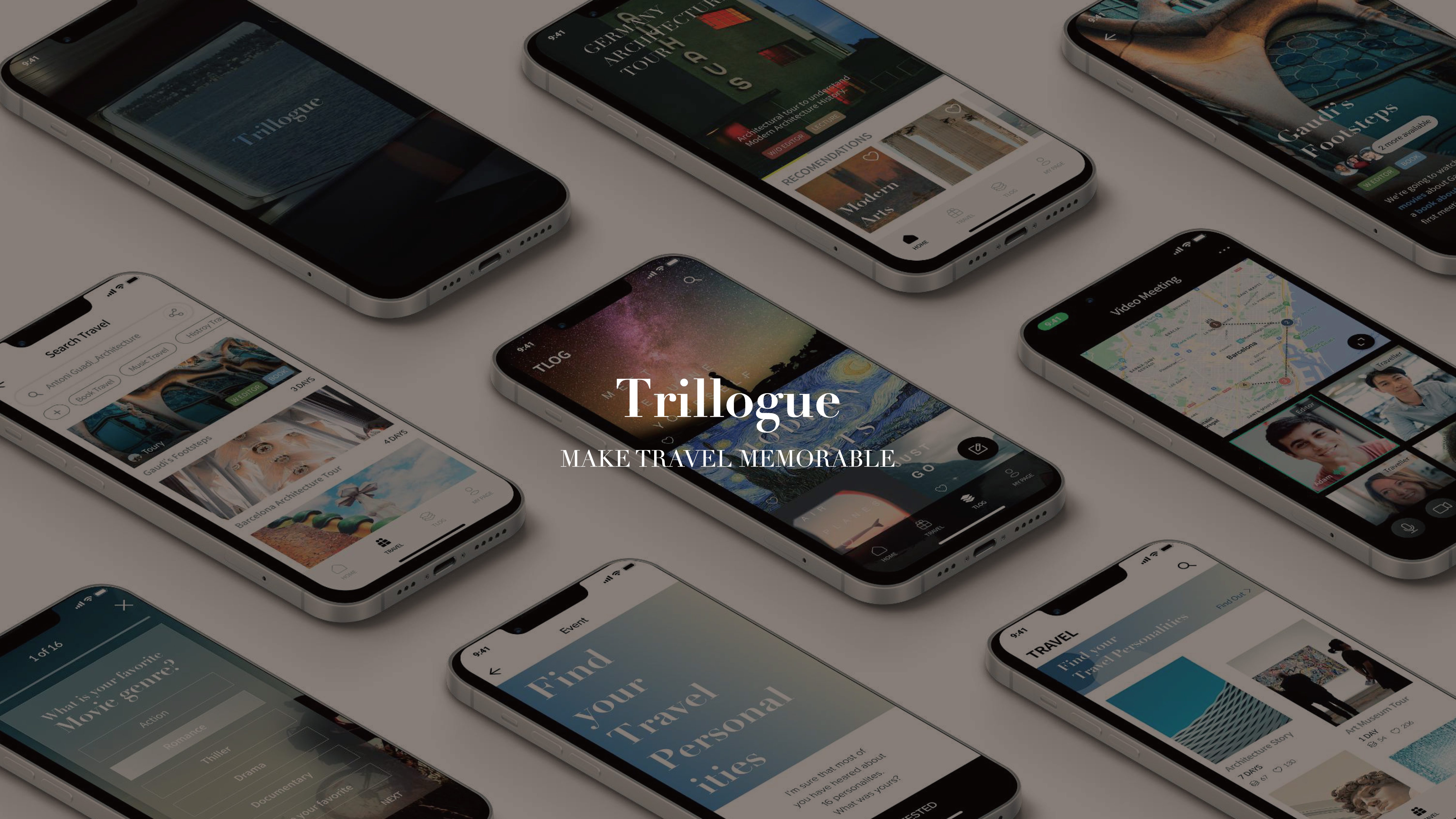 Trillogue: Mobile Application for Tourism l Image Credit: UNIST Design Department
