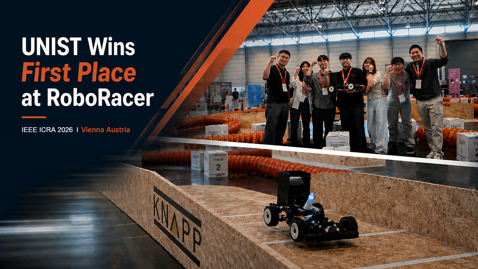 UNIST Racing Team Takes First Place at International Autonomous Driving Competition