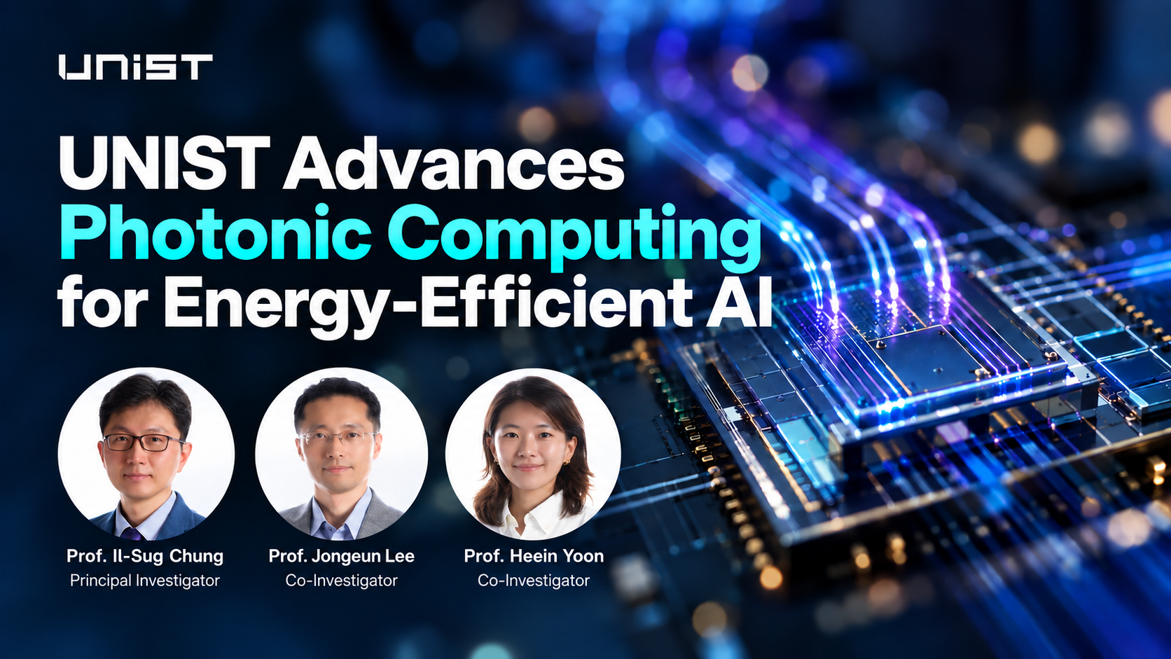 UNIST Advances Photonic Computing for Energy-Efficient AI