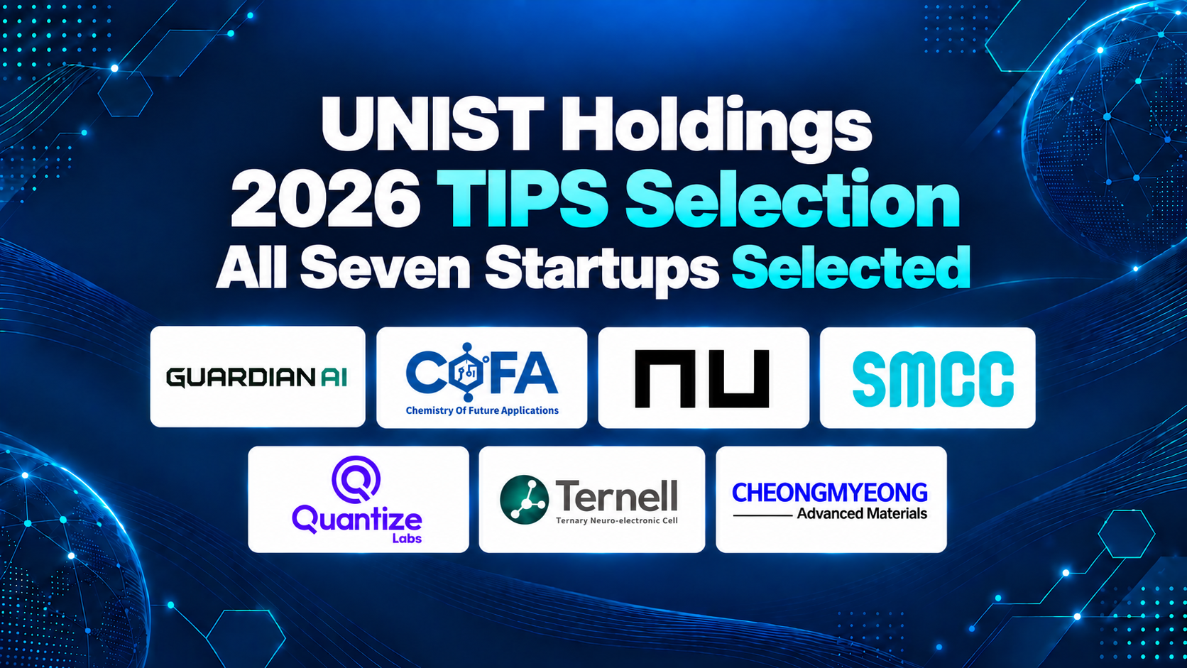 UNIST Holdings Secures 2026 TIPS Selection for Seven Startups