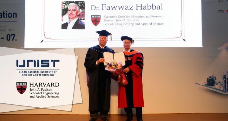 Executive Dean Fawwaz Habbal from Harvard SEAS Receives Honorary Degree from UNIST