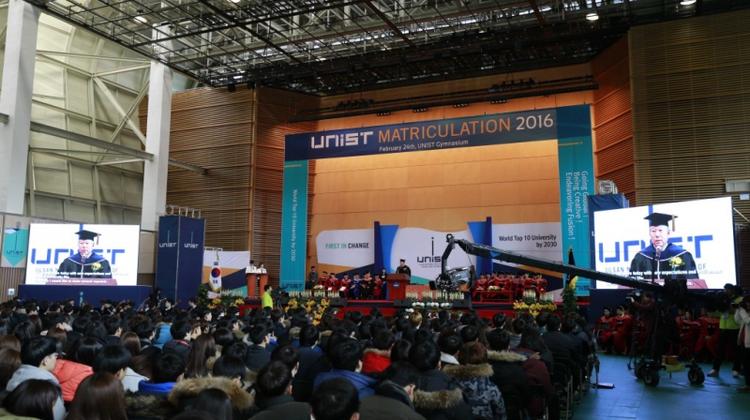 [2016 UNIST Matriculation] UNIST Welcomes Class of 2020