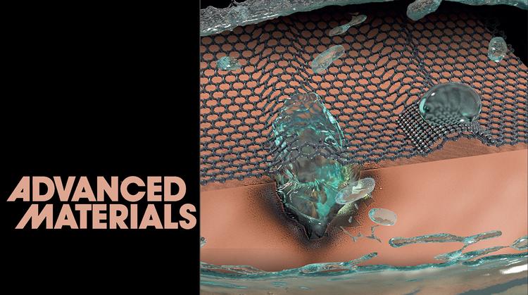 금속방울로 만든 新나노물질, 튼튼한 '그래핀 봉지막'으로 지켜요!