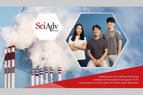 ‘온실가스’(메탄, 이산화탄소)로 수소 만드는 촉매 개발