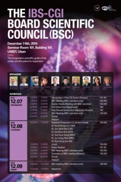 The Conference for the IBS-CGI Board Scientific Council
