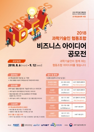 2018 Science and Technology Cooperative Business Idea Contest